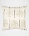 Elaine Smith Solstice Pillow, 20" Square In Sand