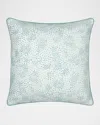 Elaine Smith Speckle Surf With Chenille Dots Indoor & Outdoor Woven Accent Pillow