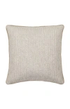 Elaine Smith Sumptuous Fawn Soft Chenille Fringed Indoor & Outdoor Woven Accent Pillow