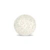 Elaine Smith Synchronize Indoor & Outdoor Woven Accent Orb Pillow In White
