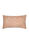 Elaine Smith Thumbprint Indoor & Outdoor Woven Accent Pillow In Brown