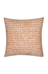 Elaine Smith Thumbprint Indoor & Outdoor Woven Accent Pillow In Brown