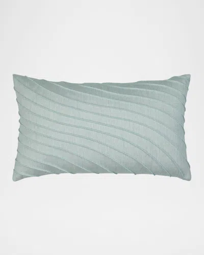 Elaine Smith Tidal Indoor/outdoor Lumbar Pillow, 12" X 20" In Blue