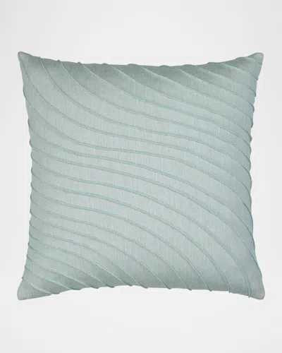 Elaine Smith Tidal Indoor/outdoor Pillow, 20" Square In Blue