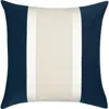 Elaine Smith Tradition Midnight Indoor & Outdoor Woven Accent Holiday Pillow In Blue