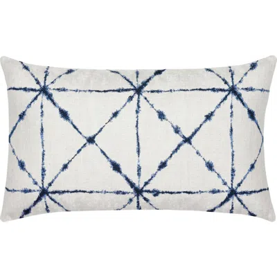 Elaine Smith Trilogy Indigo Indoor & Outdoor Woven Accent Pillow