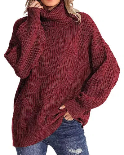 Elaine Sweater In Bordo