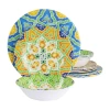 Elama 12-pc. Melamine Dinnerware Set In Multi