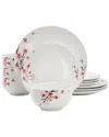 Elama 12pc Dinnerware Set In Multi