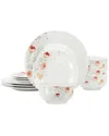 Elama 12pc Dinnerware Set In Multi