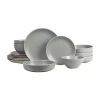 Elama 20-pc. Stoneware Dinnerware Set In Green