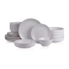 Elama 20pc Dinnerware Set 20-pc. Stoneware Dinnerware Set In White