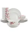 Elama 24pc Dinnerware Set In White