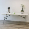Elama 29.50'' Folding Table In White