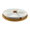 Elama 5-pc. Stoneware Serving Set In White