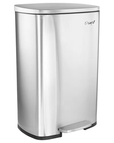 ELAMA ELAMA 50L RECTANGULAR STAINLESS STEEL STEP TRASH BIN