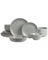 Elama Ace 16pc Stoneware Dinnerware Set