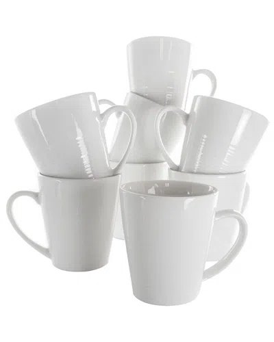 Elama Amie 8pc Porcelain Mug Set