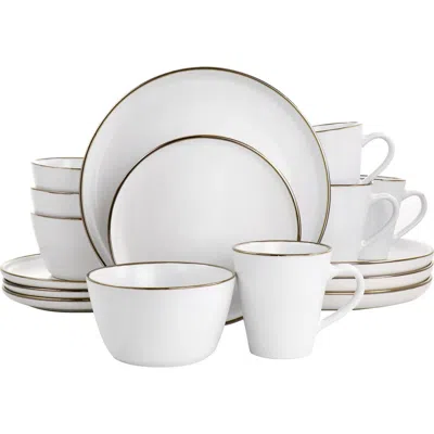 ELAMA ELAMA ARTHUR 16 PIECE STONEWARE DINNERWARE SET