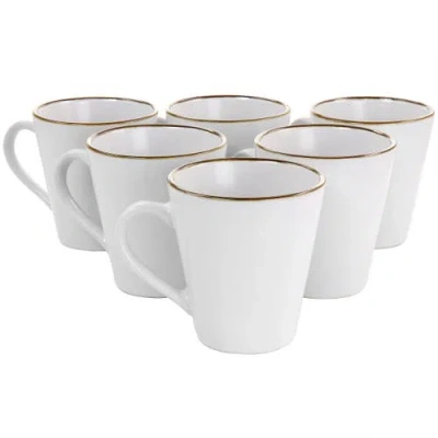 ELAMA ELAMA ARTHUR 6 PIECE STONEWARE MUG SET