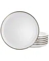Elama Arthur 6pc Stoneware Dinner Plate Set