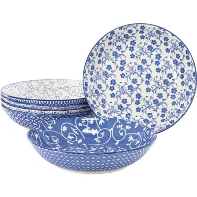 ELAMA ELAMA AURORA 6 PIECE ASSORTED PORCELAIN BOWL SET