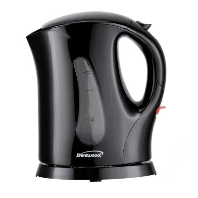 Elama Brentwood 4-cup 900w Cordless Electric Tea Kettle With Removable Mesh Filter – Bpa-free, Auto Shut-o In Black