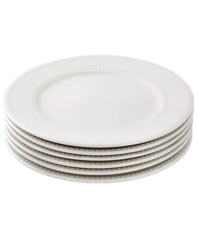 Elama Dinner Plates In White