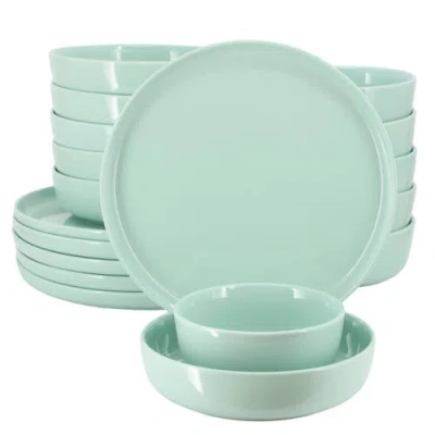 ELAMA ELAMA DUNCAN 18 PIECE PORCELAIN DINNERWARE SET