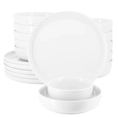 ELAMA ELAMA DUNCAN 18 PIECE PORCELAIN DINNERWARE SET