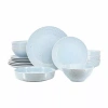 Elama Emilia 16-pc. Stoneware Dinnerware Set In Blue