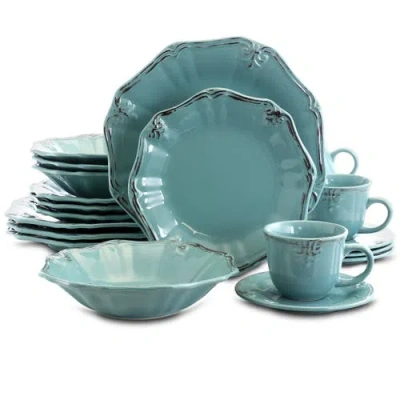 ELAMA ELAMA FLEUR DE LYS 20-PIECE DINNERWARE SET