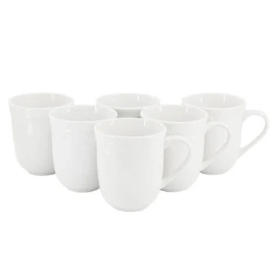 ELAMA ELAMA HENRYI 6 PIECE 12 OUNCE PORCELAIN MUG SET