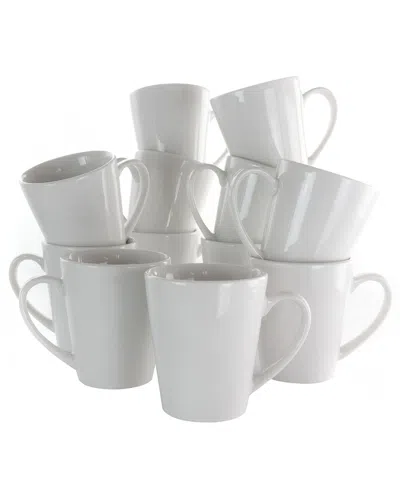 Elama Holt 12pc Porcelain Mug Set