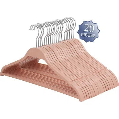 Elama Home 20 Piece Biodegradable Coat Hangers In Animal Print