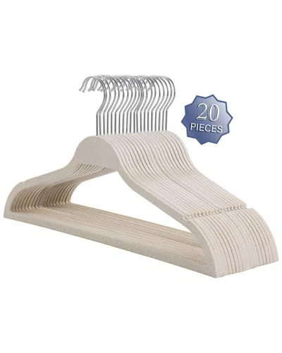 ELAMA HOME DNU ELAMA HOME 20PC BIODEGRADABLE COAT HANGERS