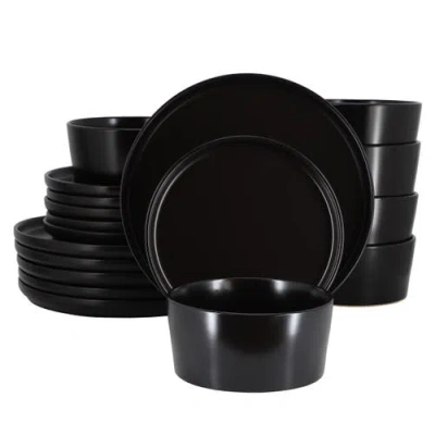 ELAMA ELAMA JOSH 18 PIECE STONEWARE DINNERWARE SET