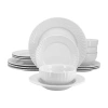 Elama Julia 16-pc. Porcelain Dinnerware Set In White