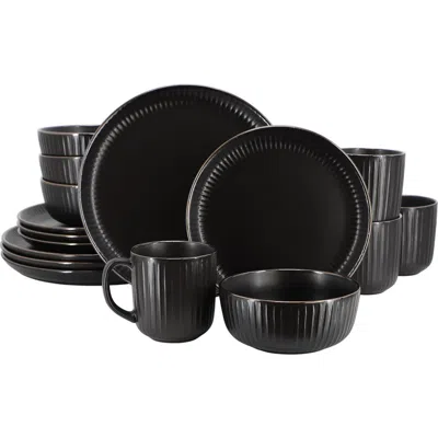 ELAMA ELAMA LEO 16 PIECE STONEWARE DINNERWARE SET