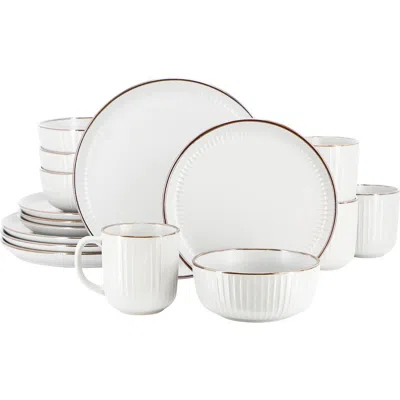 ELAMA ELAMA LEO 16 PIECE STONEWARE DINNERWARE SET
