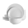 Elama Luna 18-pc. Porcelain Dinnerware Set In White