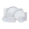Elama Luxmatte 20-pc. Stoneware Dinnerware Set In White