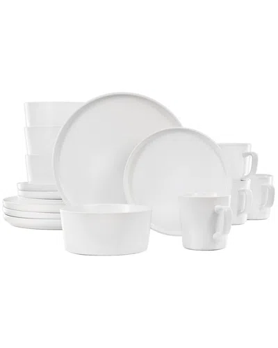 ELAMA ELAMA LUXMATTE WHITE 16PC DINNERWARE SET