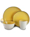 Elama Mellow-yellow 16-piece Dinnerware Set