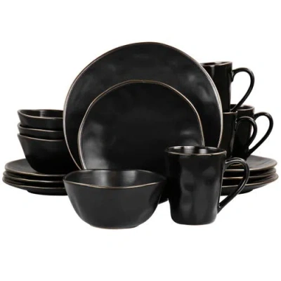 ELAMA ELAMA MODERN 16 PIECE STONEWARE DINNERWARE SET