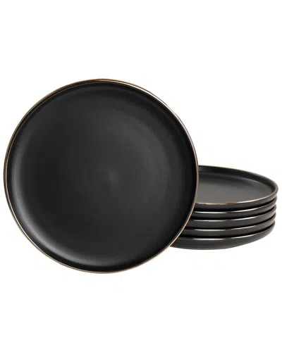 Elama Paul 6pc Stoneware Salad Plate Set