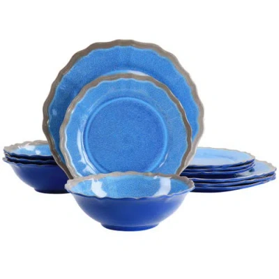 ELAMA ELAMA ROMA 12 PIECE MELAMINE DINNERWARE SET