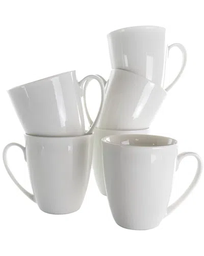 Elama Rosales 6pc Porcelain Mug Set
