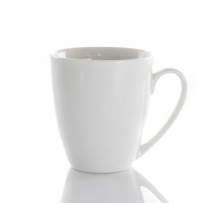Elama Rosales Coffee Mug In White