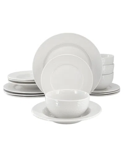 Elama Soyer 16-pc. Dinnerware Set, Service For 4 In White